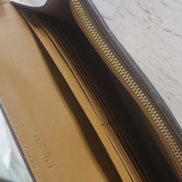 Coach Gemma Tan Floral Crossbody Bag - Picture 7 of 9